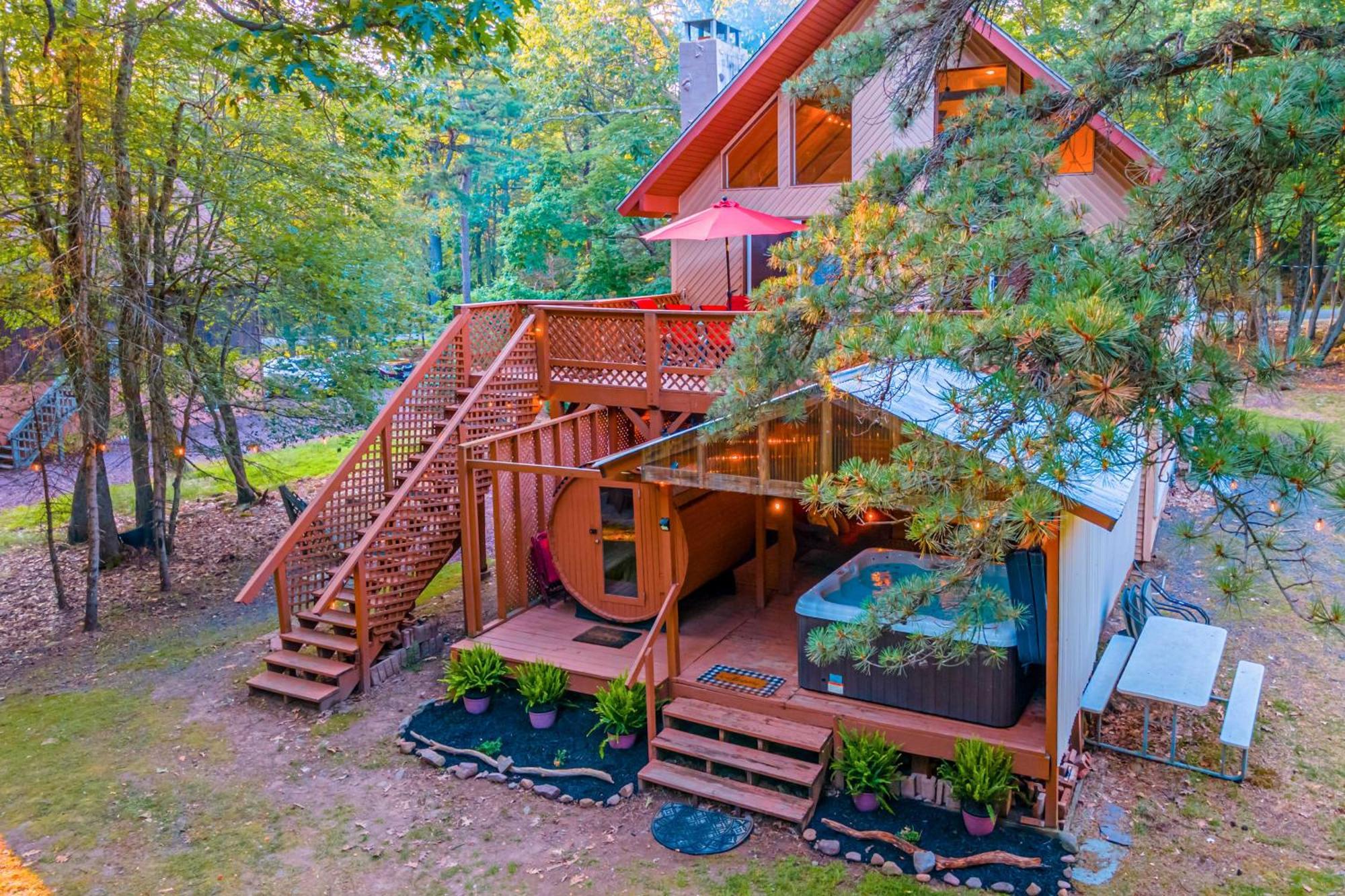 Poconos Ski Retreat With Sauna, Hot Tub, And Game Room Lake Harmony Εξωτερικό φωτογραφία